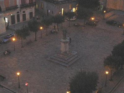 Tricase - piazza Giuseppe Pisanelli vista dall'alto